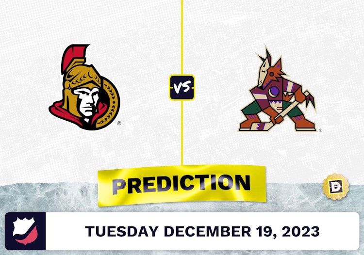 Ottawa Senators vs. Arizona Coyotes Prediction, Odds, NHL Picks  [12/19/2023]