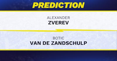 Alexander Zverev vs. Botic Van de Zandschulp prediction, odds, picks for US Open 2026