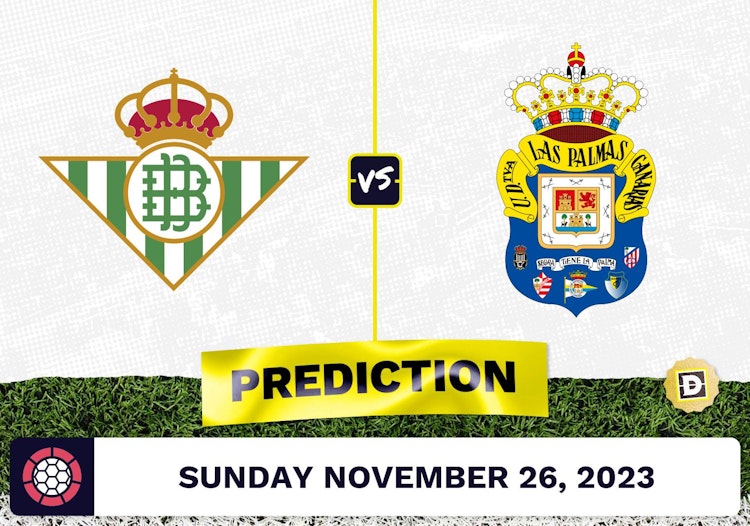 Real Betis vs. Las Palmas Prediction and Odds - November 26, 2023