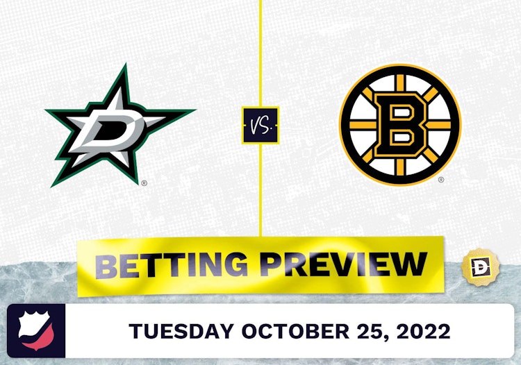 Stars vs. Bruins Prediction and Odds - Oct 25, 2022