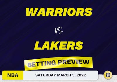 Warriors vs. Lakers Predictions and Odds - Mar 5, 2022