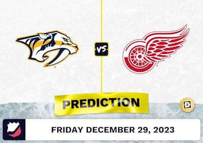 Nashville Predators vs. Detroit Red Wings Prediction, Odds, NHL Picks  [12/29/2023]