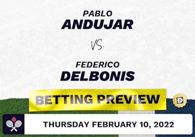 Pablo Andujar vs. Federico Delbonis Predictions - Feb 10, 2022