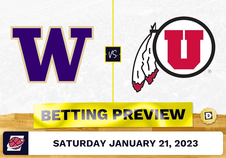Washington vs. Utah CBB Prediction and Odds - Jan 21, 2023