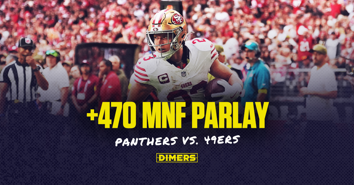 Parlay these Panthers vs. 49ers player props at +470 odds for Monday Night Football