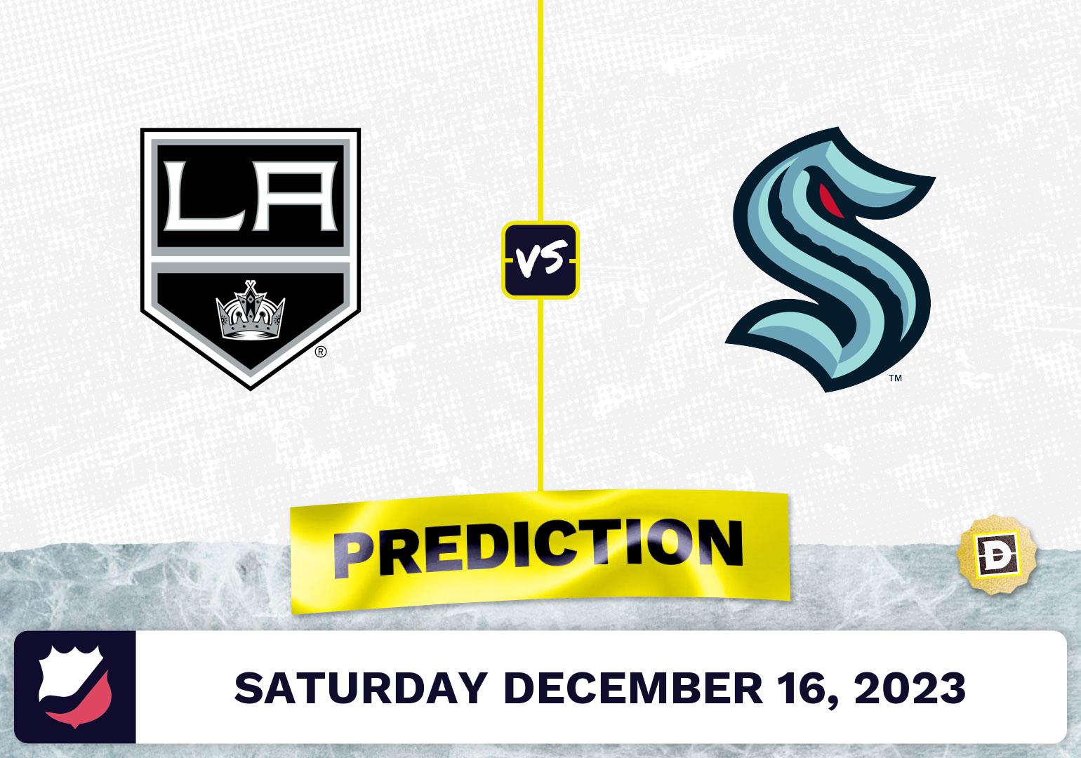 Los Angeles Kings vs. Seattle Kraken Prediction, Odds, Picks for NHL Saturday [12/16/2023]