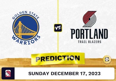 Golden State Warriors vs. Portland Trail Blazers Prediction, Odds, Picks for NBA Sunday [12/17/2023]