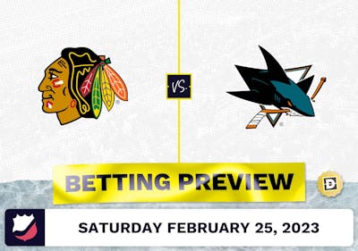 Blackhawks vs. Sharks Prediction and Odds - Feb 25, 2023