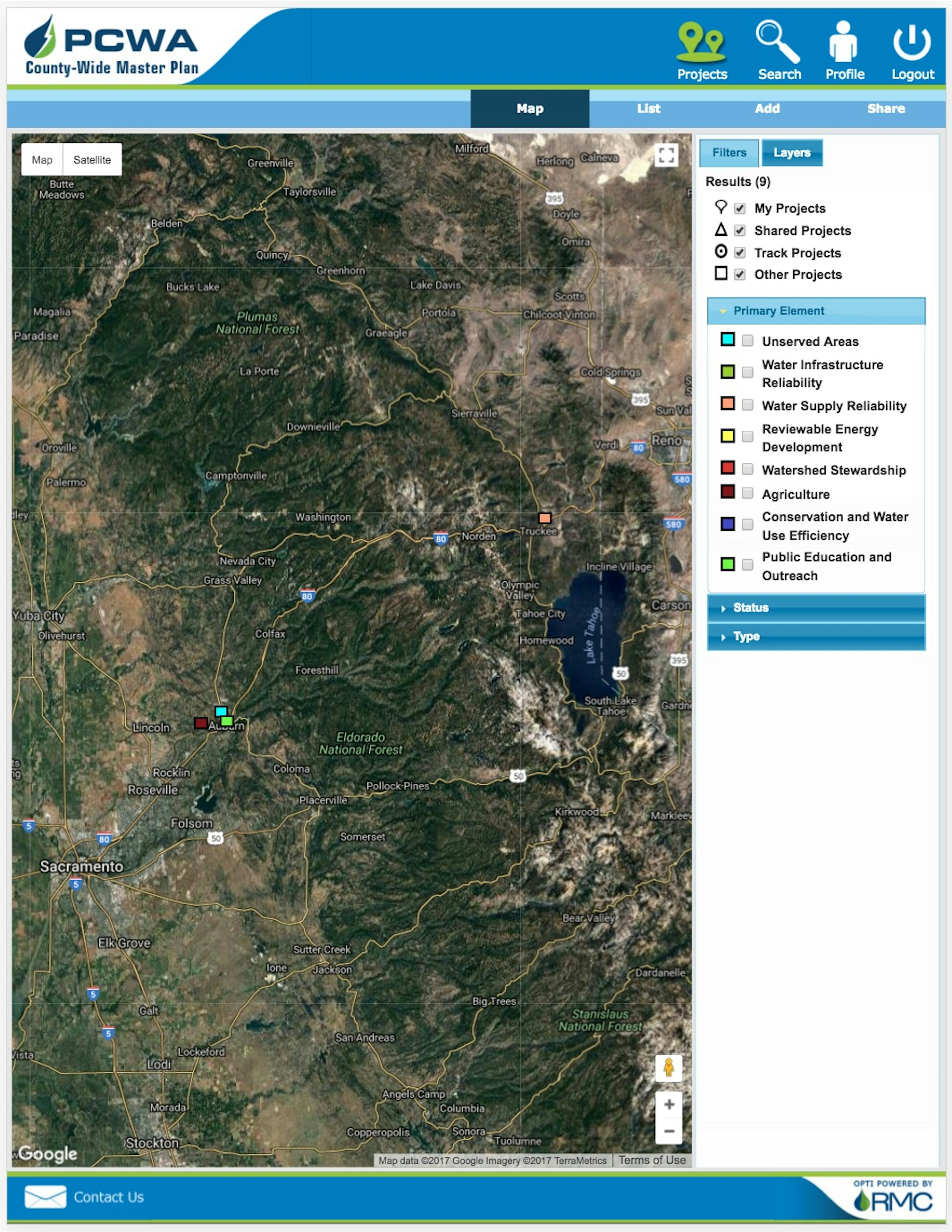 CWMP Project Database thumbnail and link