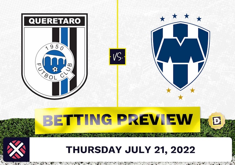 Queretaro vs. Monterrey Prediction and Odds - Jul 21, 2022