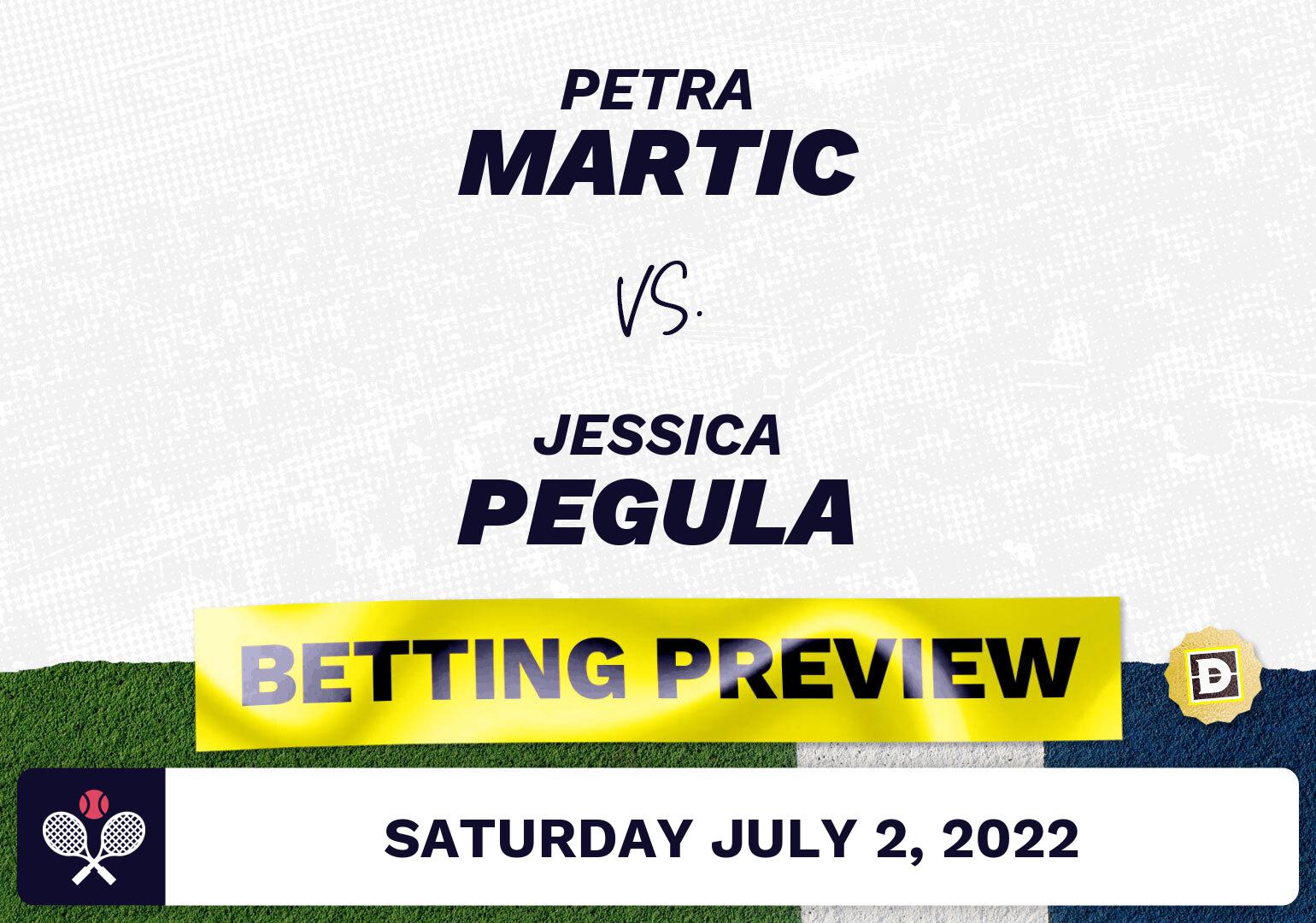 Petra Martic vs. Jessica Pegula Predictions - Jul 2, 2022