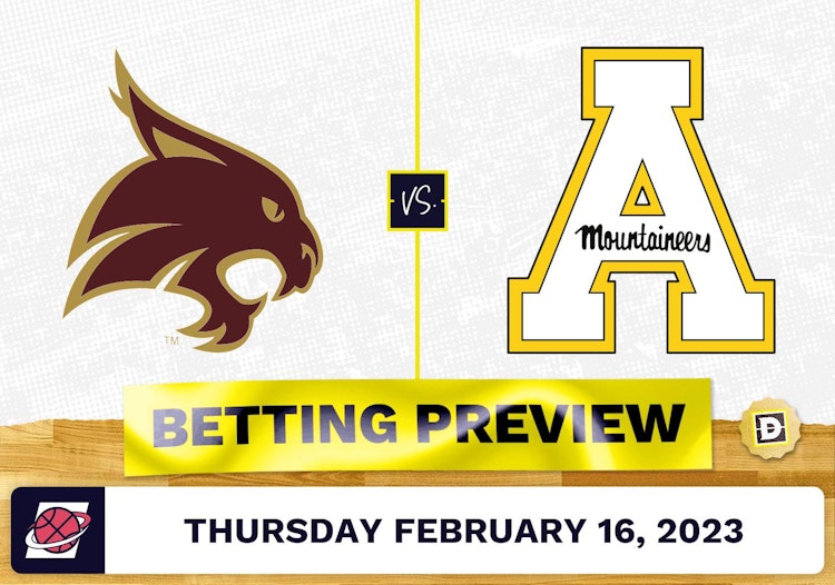 Texas State vs. Appalachian State CBB Prediction and Odds - Feb 16, 2023