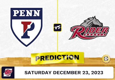 Pennsylvania vs. Rider Prediction, Odds, College Basketball Picks  [12/23/2023]