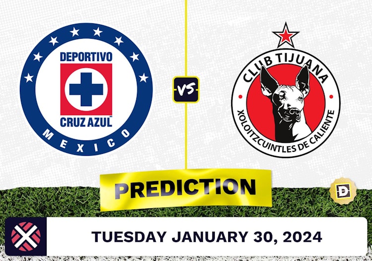 Cruz Azul vs. Club Tijuana Prediction, Odds, Liga MX Picks [1/30/2024]