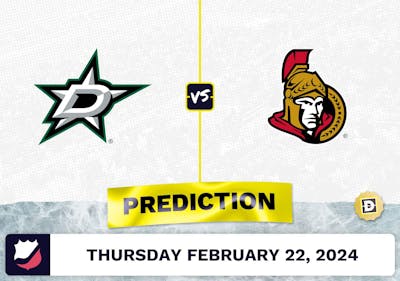 Dallas Stars vs. Ottawa Senators Prediction, Odds, NHL Picks [2/22/2024]