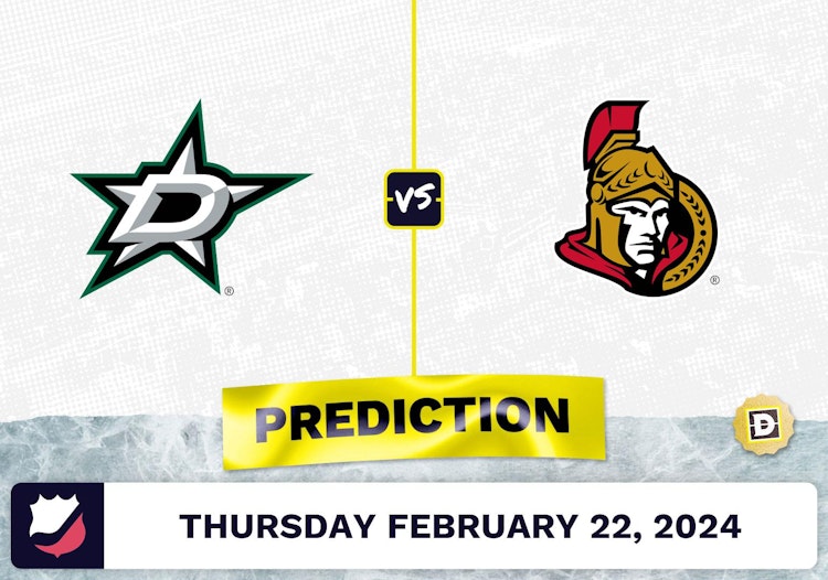 Dallas Stars vs. Ottawa Senators Prediction, Odds, NHL Picks [2/22/2024]