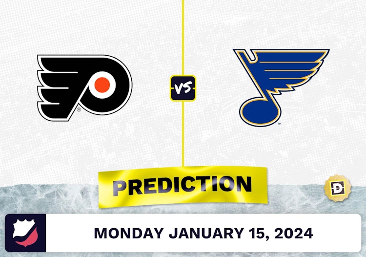 Philadelphia Flyers vs. St. Louis Blues Prediction, Odds, NHL Picks [1/15/2024]