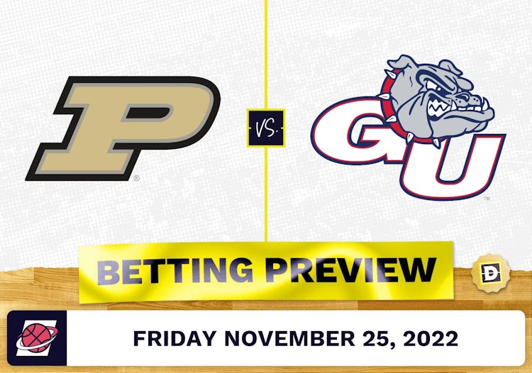 Purdue vs. Gonzaga CBB Prediction and Odds - Nov 25, 2022