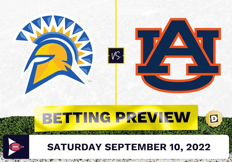 San Jose State vs. Auburn CFB Prediction and Odds - Sep 10, 2022