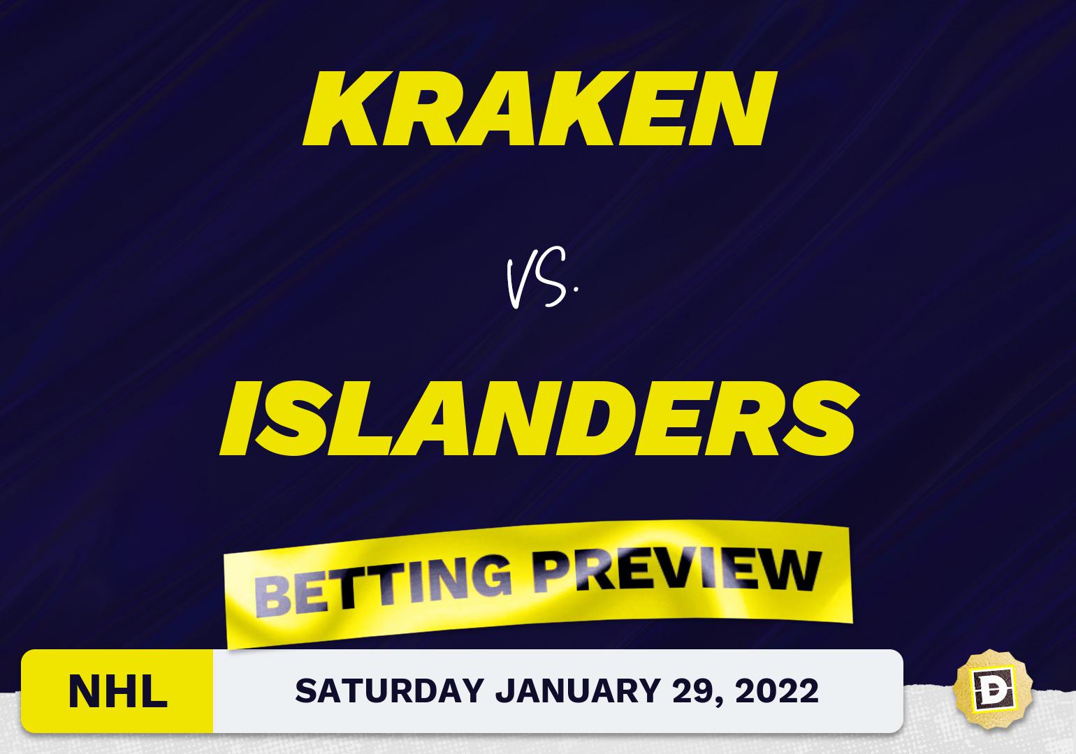 Kraken vs. Islanders Predictions and Odds - Jan 29, 2022