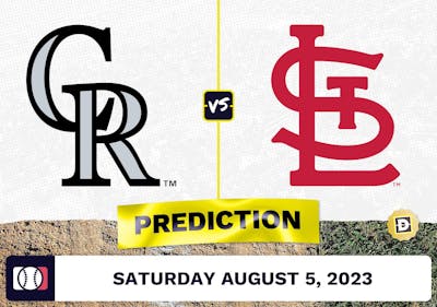 Rockies vs. Cardinals Prediction for MLB Saturday [8/5/2023]