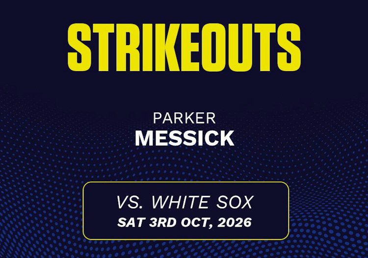 Parker Messick projected stats for Saturday, October 3, 2026.
