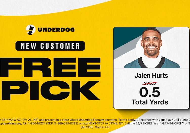 Underdog Fantasy, Jalen Hurts, DFS, Promo Code, Free Bets, Bonus Bets, Monday Night Football