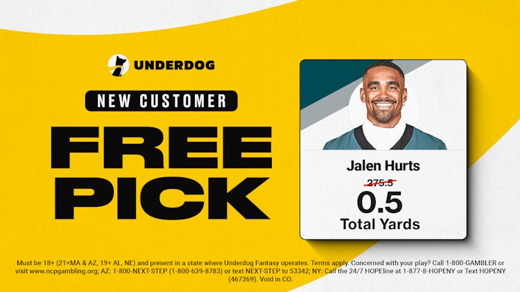 Underdog Fantasy, Jalen Hurts, DFS, Promo Code, Free Bets, Bonus Bets, Monday Night Football