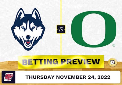 Connecticut vs. Oregon CBB Prediction and Odds - Nov 24, 2022