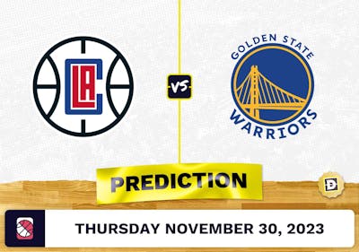 Los Angeles Clippers vs. Golden State Warriors Prediction and Odds - November 30, 2023