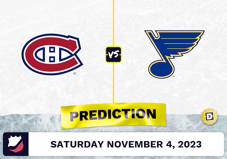 Canadiens vs. Blues Prediction and Odds - November 4, 2023