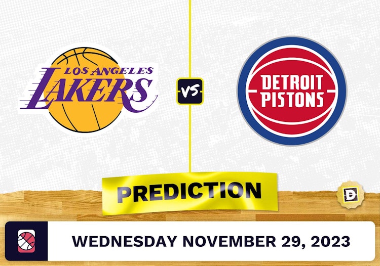 Los Angeles Lakers vs. Detroit Pistons Prediction and Odds - November 29, 2023