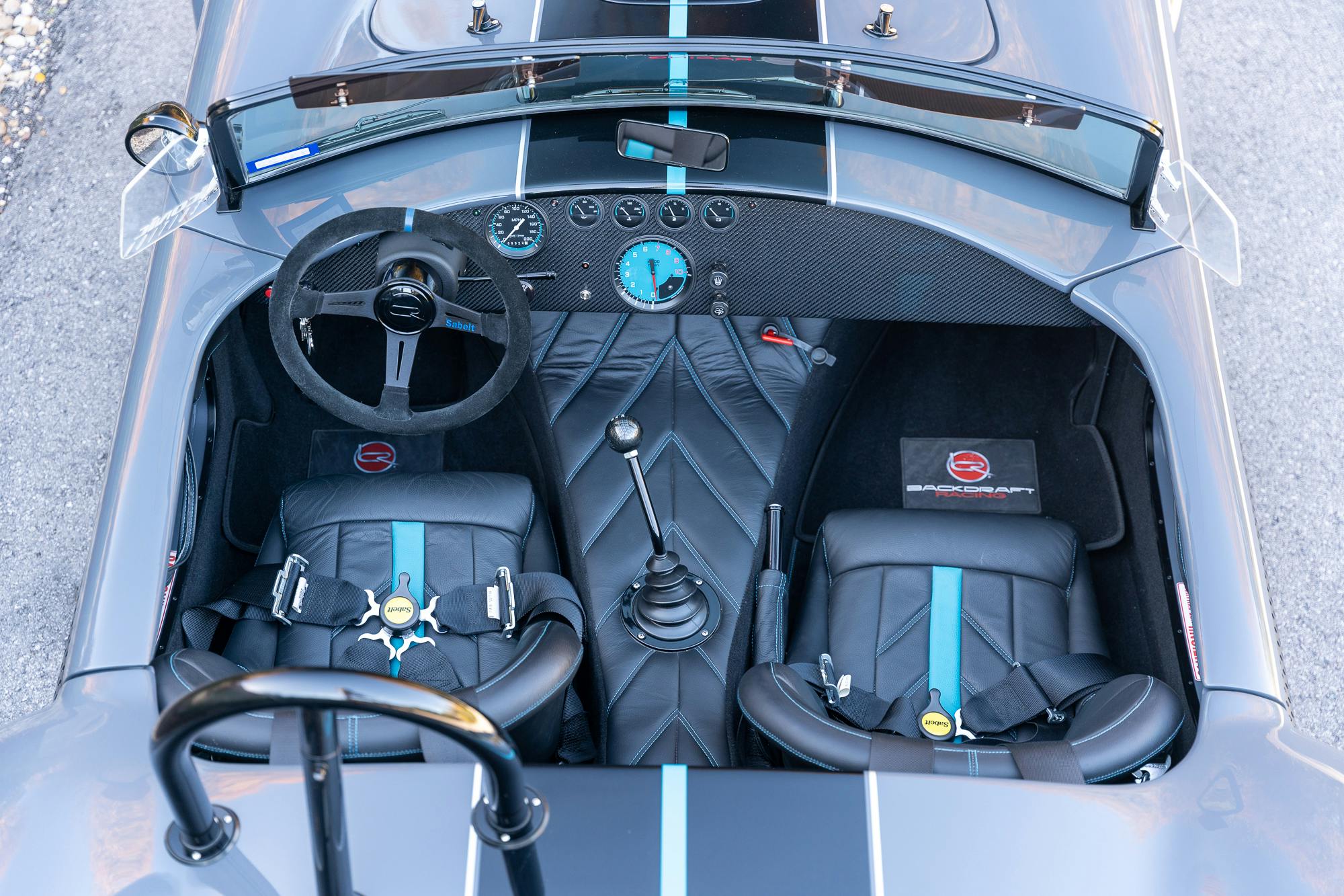 Top down view of a Backdraft Cobra interior