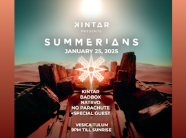 Kintar | Summerians X Wave Society @ Vesica Cenote Tulum