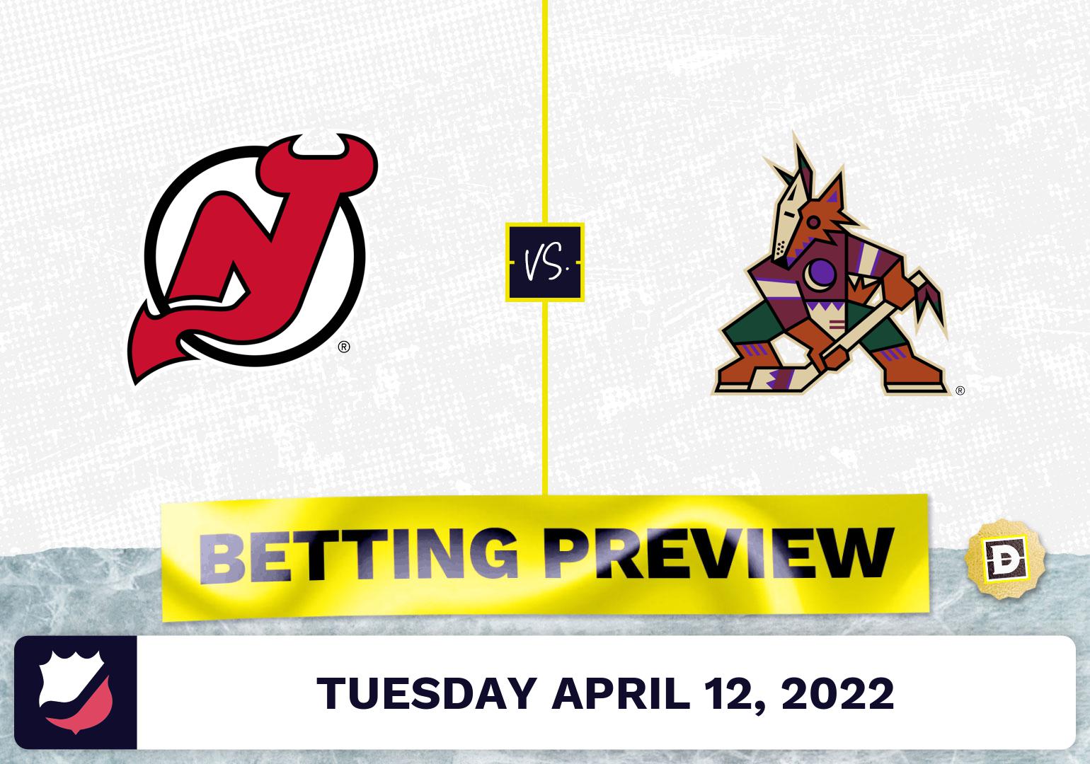 Devils vs. Coyotes Prediction and Odds - Apr 12, 2022