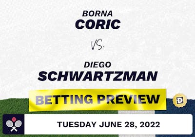 Borna Coric vs. Diego Schwartzman Predictions - Jun 28, 2022