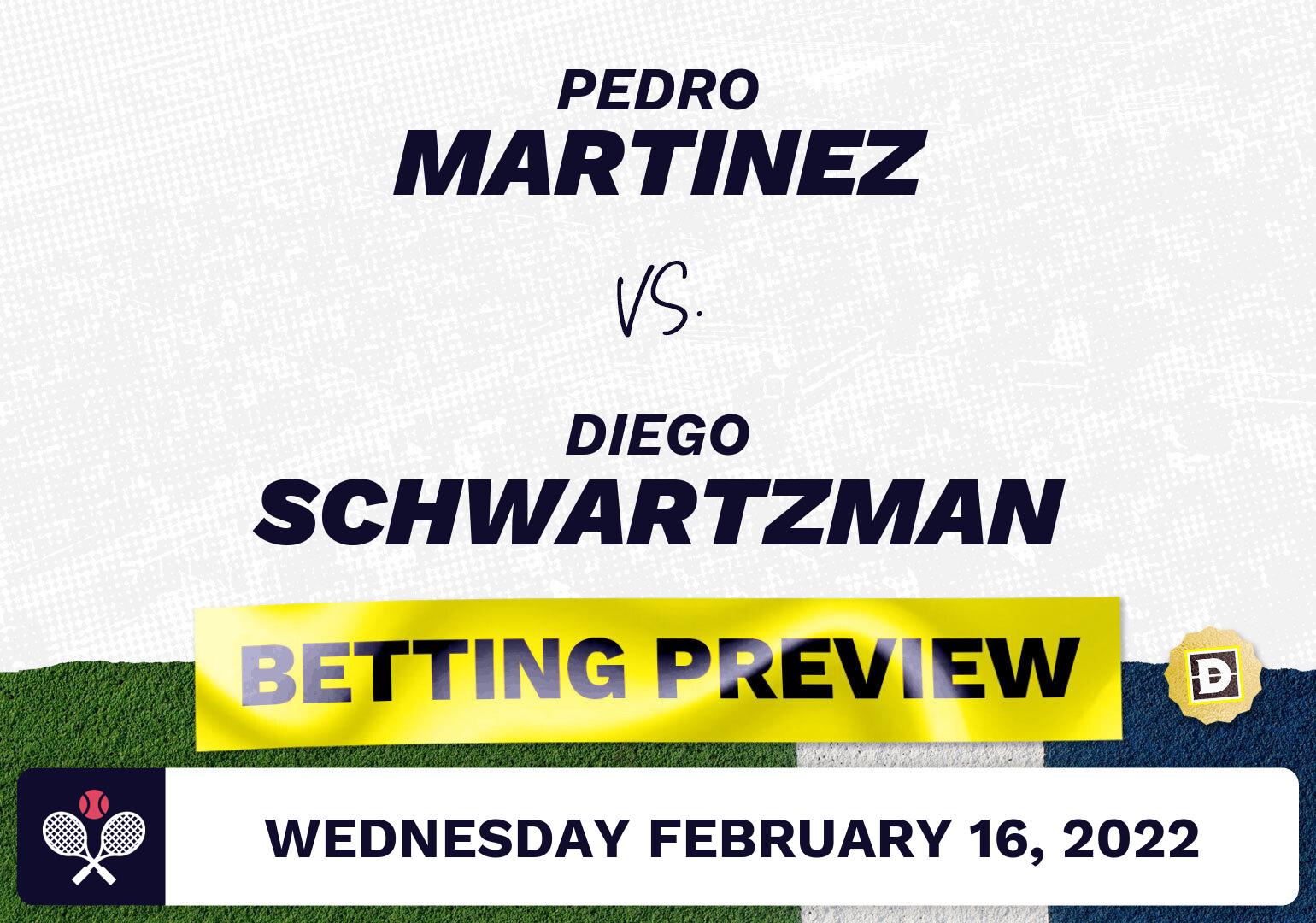Pedro Martinez vs. Diego Schwartzman Predictions - Feb 16, 2022