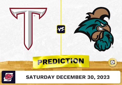 Troy vs. Coastal Carolina Prediction, Odds, College Basketball Picks  [12/30/2023]