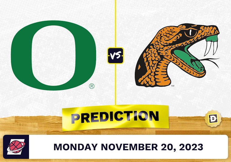 Oregon vs. Florida A&M Basketball Prediction - November 20, 2023