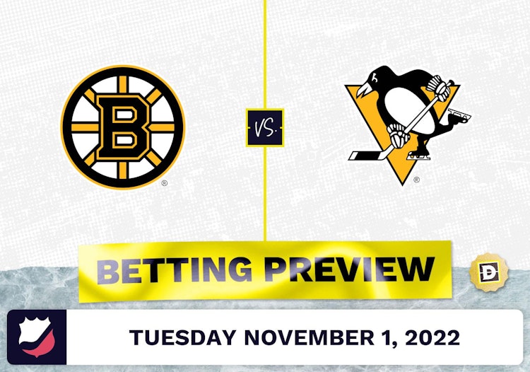 Bruins vs. Penguins Prediction and Odds - Nov 1, 2022