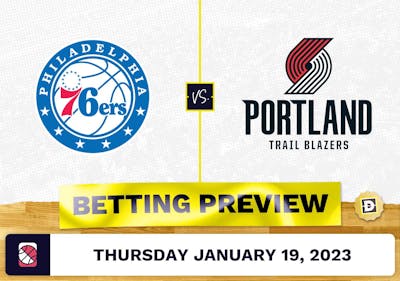 76ers vs. Trail Blazers Prediction and Odds - Jan 19, 2023