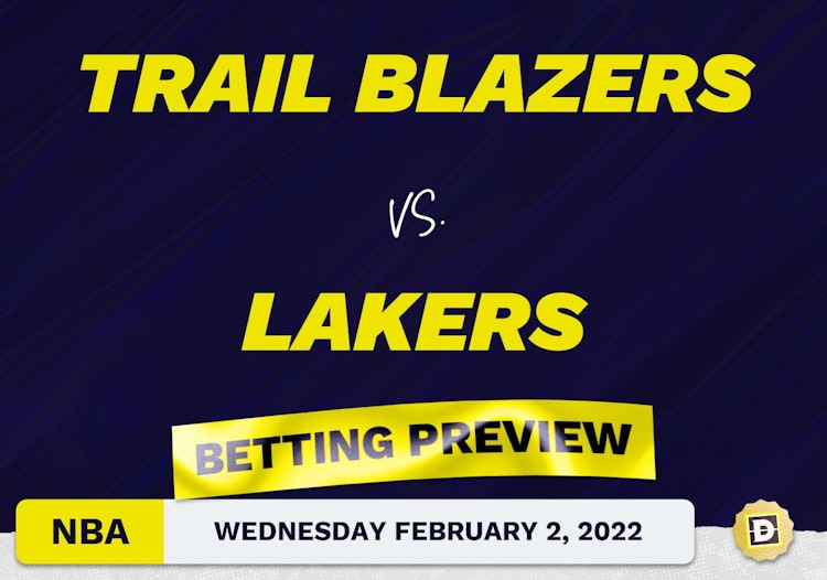 Trail Blazers vs. Lakers Predictions and Odds - Feb 2, 2022