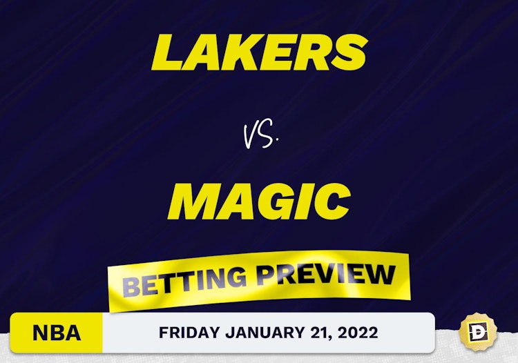 Lakers vs. Magic Predictions and Odds - Jan 21, 2022