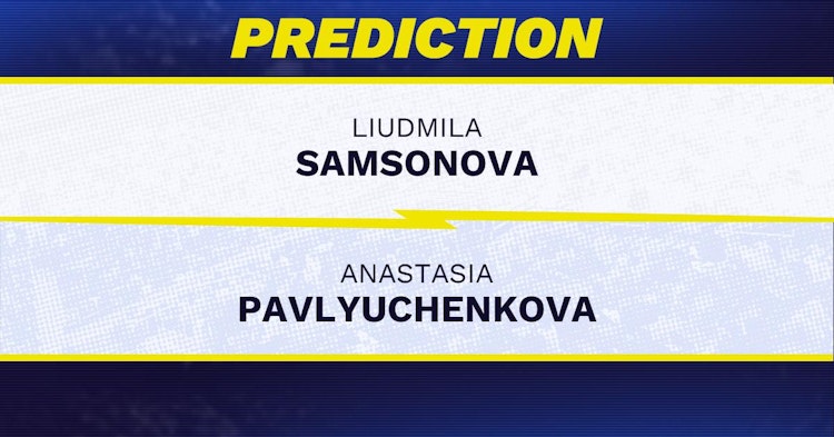 Liudmila Samsonova vs Anastasia Pavlyuchenkova Tennis Prediction.