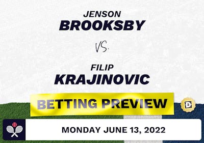 Jenson Brooksby vs. Filip Krajinovic Predictions - Jun 14, 2022