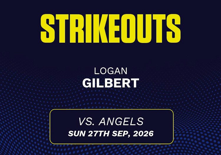 Logan Gilbert projected stats for Sunday, September 27, 2026.