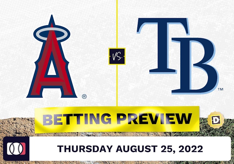 Angels vs. Rays Prediction and Odds - Aug 25, 2022