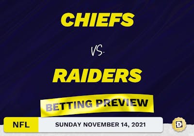 Chiefs vs. Raiders Predictions and Odds - Nov 14, 2021