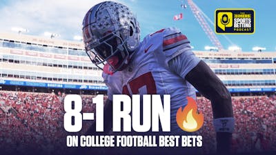College football bets keep winning on the Dimers Sports Betting Podcast