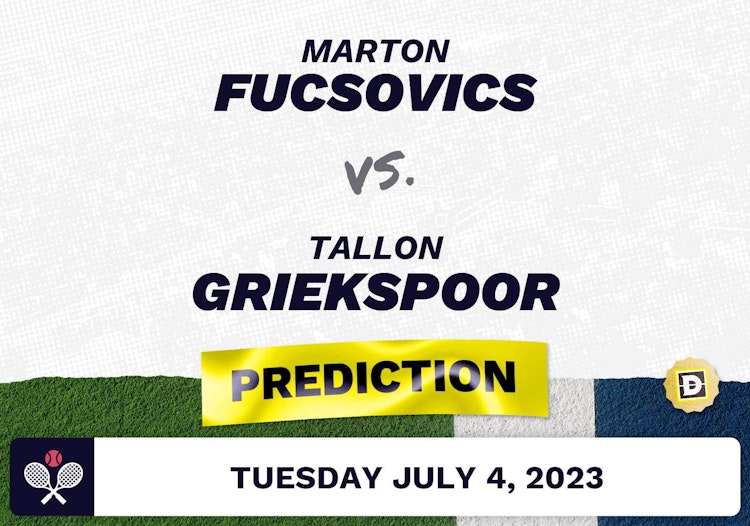 Marton Fucsovics vs. Tallon Griekspoor Prediction - Wimbledon 2023